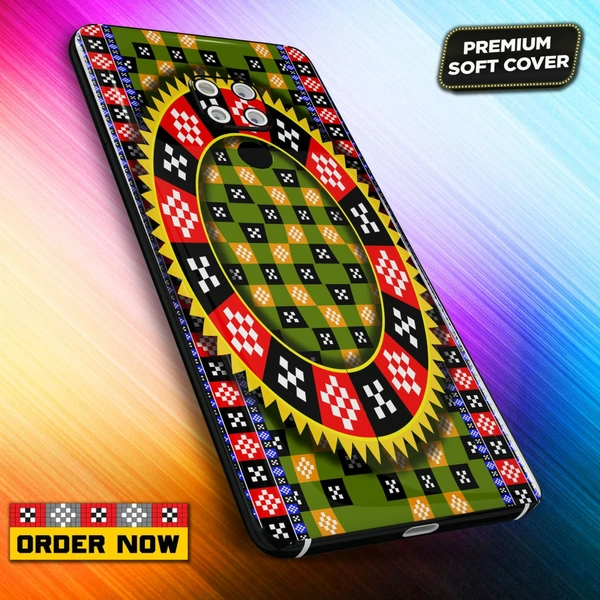 101346 Sambalpuri Mobile Back Cover With Add Photo & Name - Hard Cover