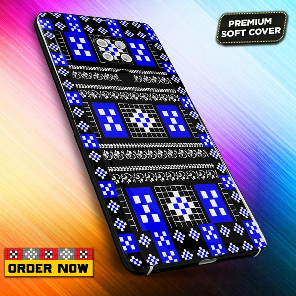 101350 Sambalpuri Mobile Back Cover With Add Photo & Name - Hard Cover