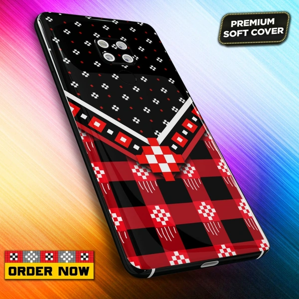 101358 Sambalpuri Mobile Back Cover With Add Photo & Name - Hard Cover