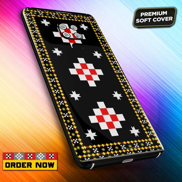 101360 Sambalpuri Mobile Back Cover With Add Photo & Name - Hard Cover