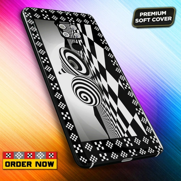 101370 Sambalpuri Mobile Back Cover With Add Photo & Name - Soft Cover