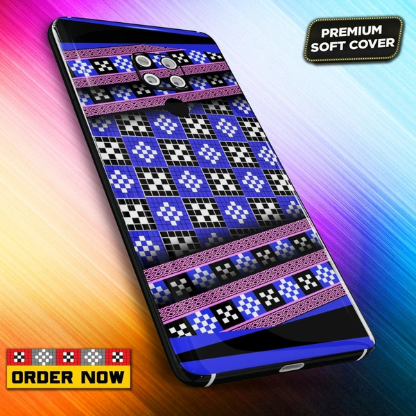 101378 Sambalpuri Mobile Back Cover With Add Photo & Name - Hard Cover