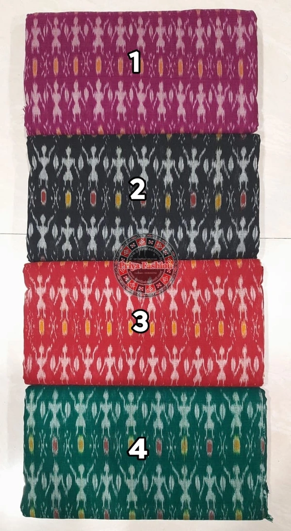 101550 Sambalpuri Handloom Fabric, Than Kapada 