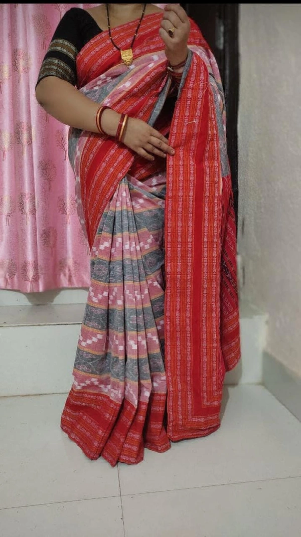 100827 Sambalpuri Patchwork Saree