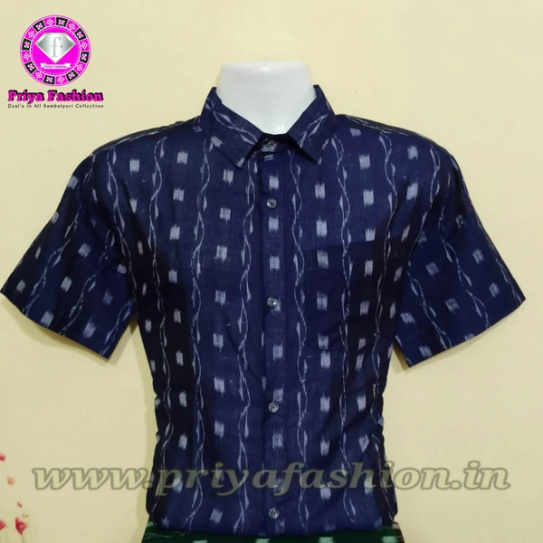 102057 Sambalpuri Half Shirt