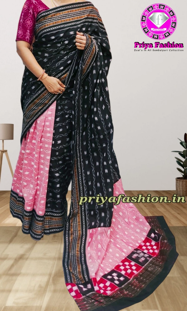 102080 Sambalpuri Patchwork Saree With Blause Pics
