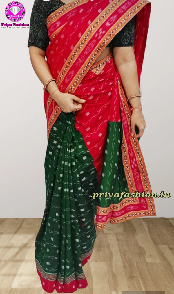 102084 Sambalpuri Patchwork Saree With Blause Pics