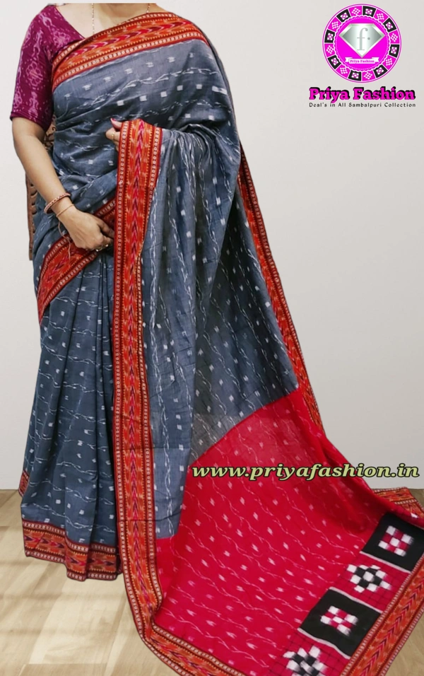 102090 Sambalpuri Patchwork Saree With Blause Pics