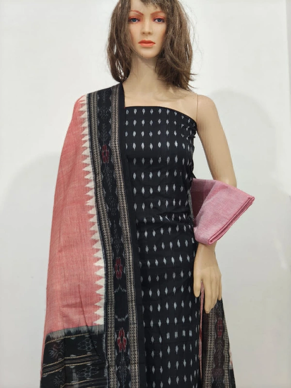 102141 Sambalpuri Dress Material With Dupatta