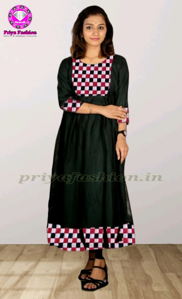 102237 Sambalpuri Handloom Round Top ,Kurti - Cyprus, 32