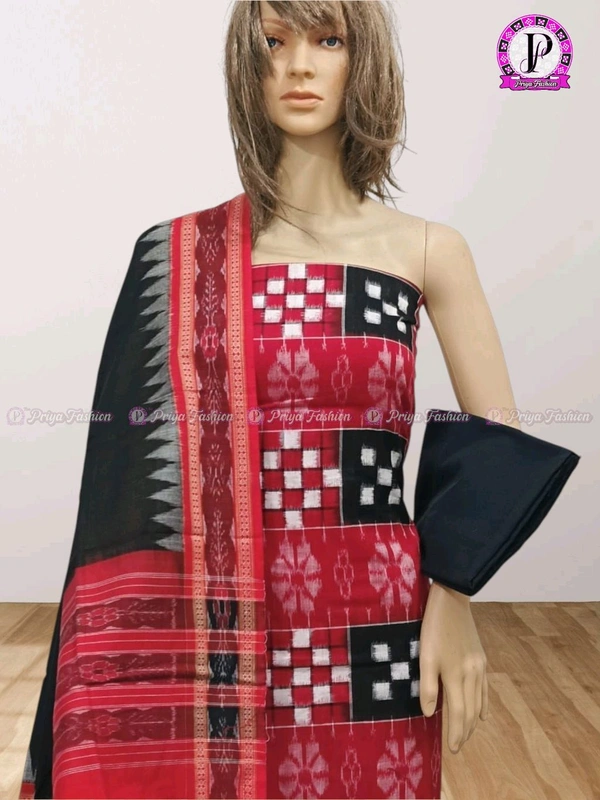 102330 Sambalpuri Dress Material With Dupatta 
