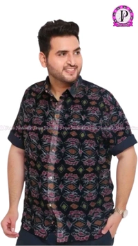 102368 Sambalpuri Half Shirt  - 38, Night Rider