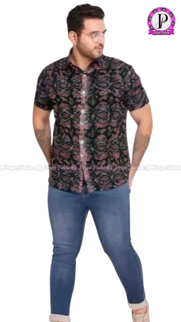 102368 Sambalpuri Half Shirt  - 38, Night Rider