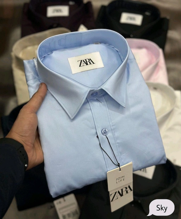 Zara Men Custom Fit Normal Shirt - XL-42
