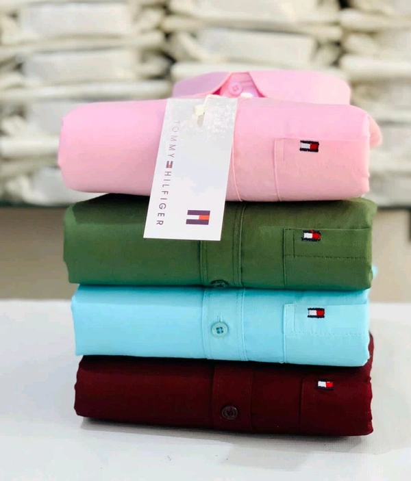 TOMMY 4 Pc Combo Cotton Regular Fit Shirt - XXL-44