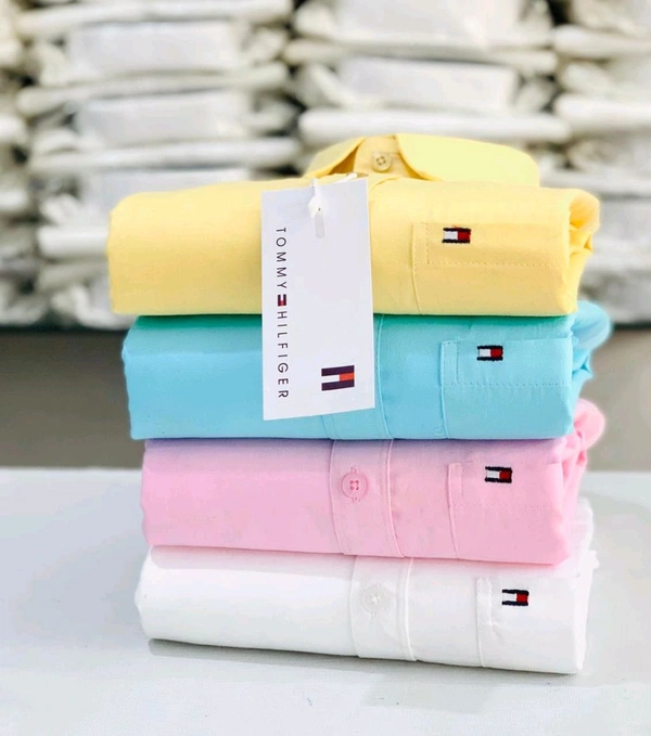TOMMY 4 Pc Combo Cotton Regular Fit Shirt - XXL-44