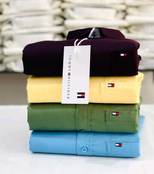 TOMMY 4 Pc Combo Cotton Regular Fit Shirt - L-40
