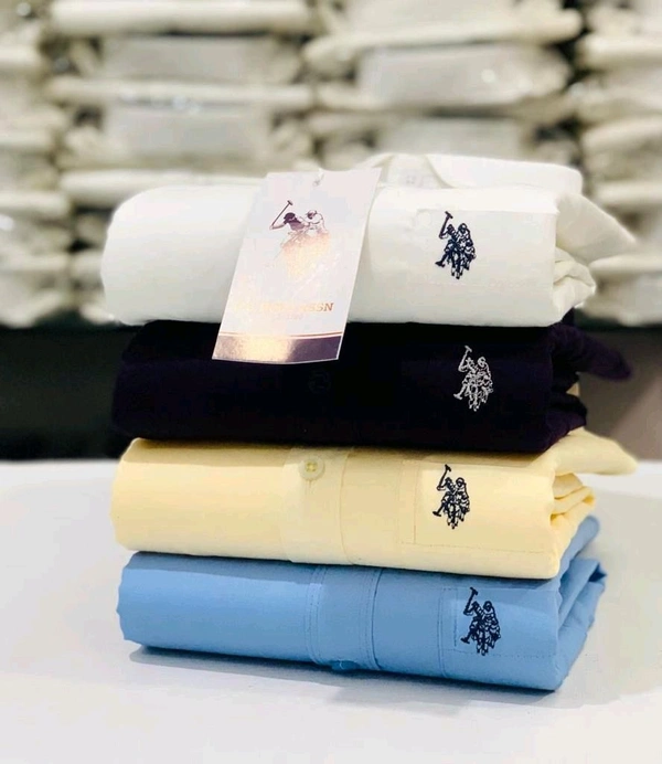 USPOLO 4 Pc Combo Cotton Regular Fit Shirt - XXL-44