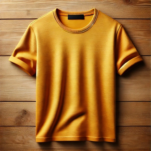 Lightweight Dry-Fit Round Neck Tshirt - XXL-44, Yellow