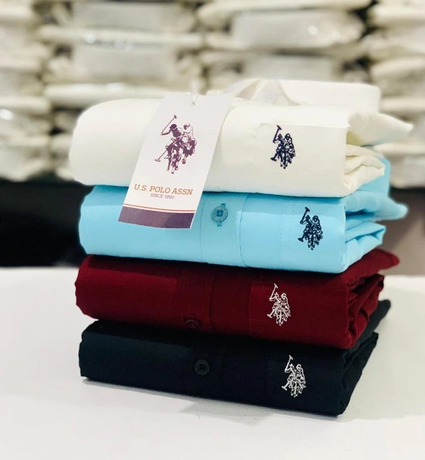 The Unity Style Plain Shirts for Men - 4 Pc Combo Stylish & Comfortable Free Shipping - L