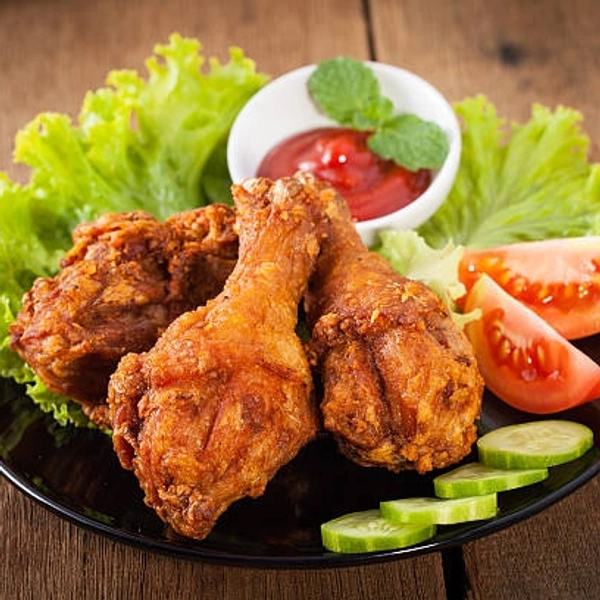 चिकन फ्राई - Family Restaurant, One Plate, 500 gm