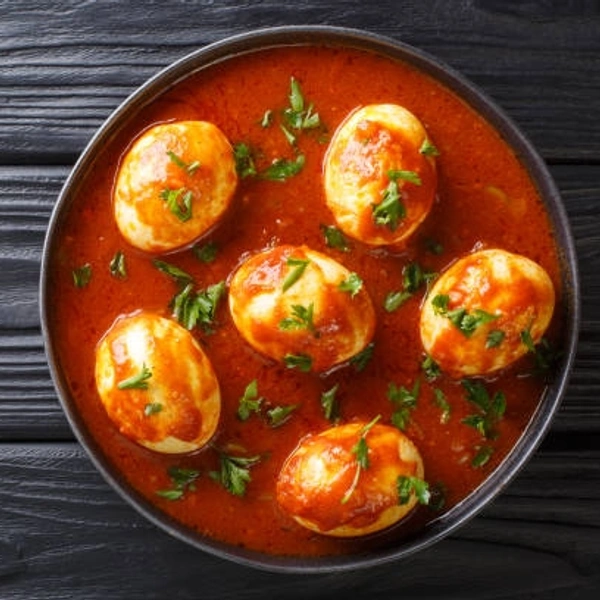 अंडा करी - 2 Piece Egg Half Plate, Family Restaurant