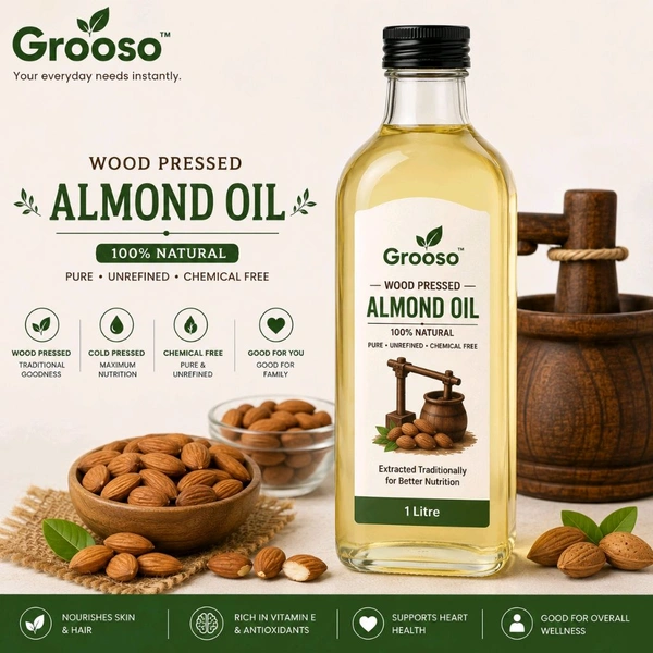 Wood Pressed Almond Oil