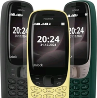 Nokia 6310 Dual SIM Keypad Phone with a 2.8” Screen, Wireless FM Radio and Rear Camera with Flash - Black