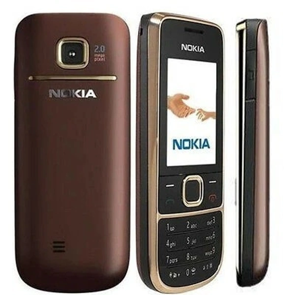 Nokia 2700 Renewed Mobile Just Like New 1 Month Warranty - Black & Gold