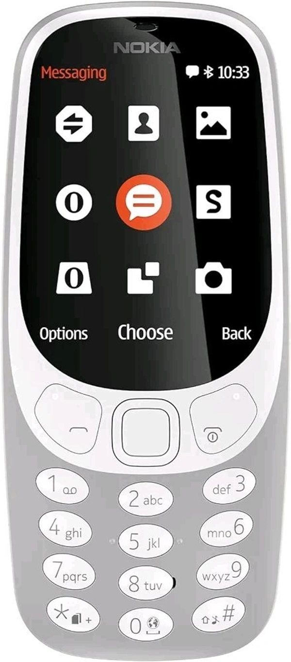 Nokia 3310 Dual SIM Keypad Phone with MP3 Player, Wireless FM Radio and Rear Camera Renewed - Black