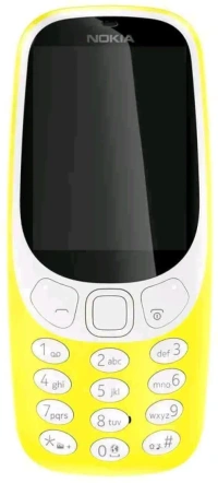 Nokia 3310 Dual SIM Keypad Phone with MP3 Player, Wireless FM Radio and Rear Camera Renewed - Black