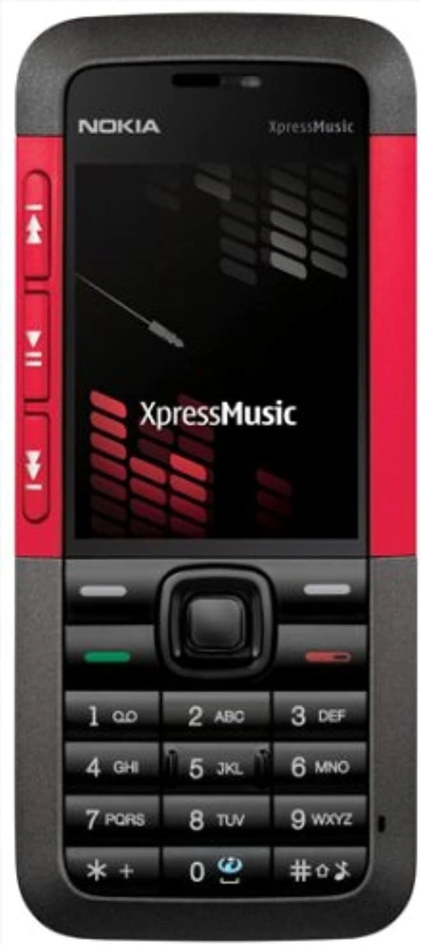 Nokia 5310 Express Music Single sim Unlocked Cell Phone with 2 MP Camera 3 Month Seller Warranty - Red