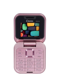 Snexian Rock X Flip 1.8 inch Display Dual Sim - Rose Gold
