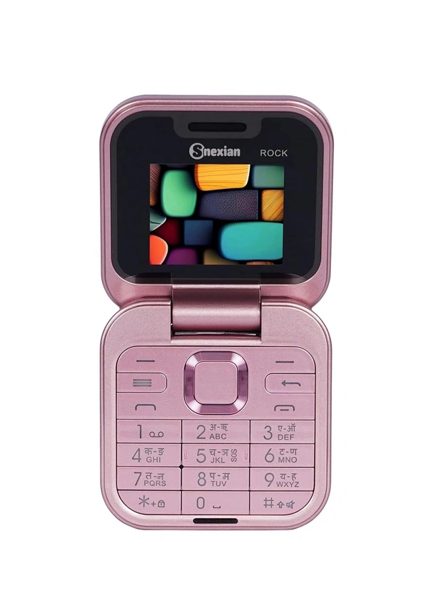 Snexian Rock X Flip 1.8 inch Display Dual Sim - Rose Gold