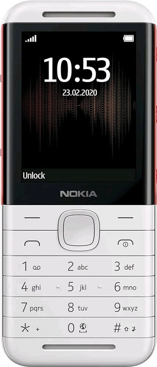 Nokia 5310 Dual SIM Keypad Phone with MP3 Player, Wireless FM Radio and Rear Camera with Flash - Red