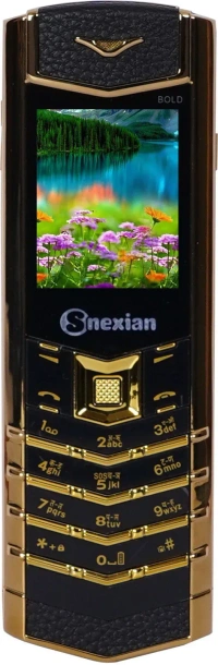 Snexian vertu button vartu dual sim phone - Black