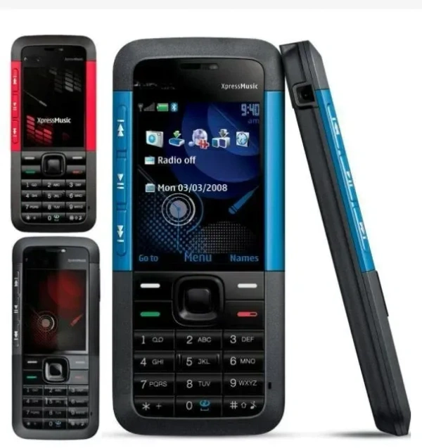 Nokia 5310 Express Music Single sim Unlocked Cell Phone with 2 MP Camera 3 Month Seller Warranty - Blue & Black