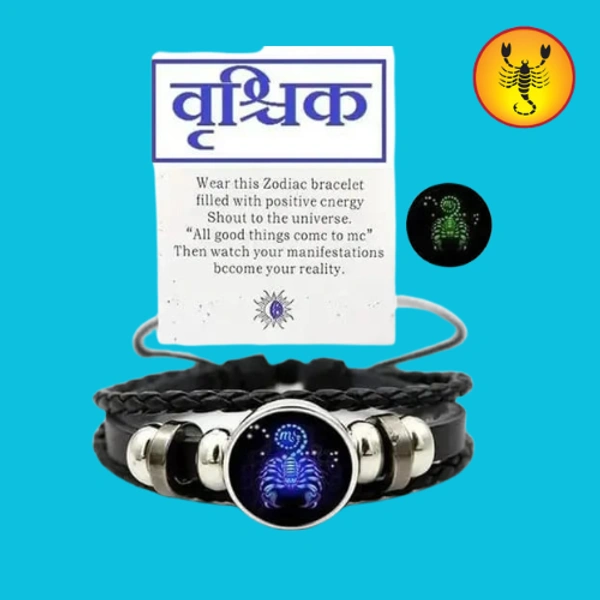 Vrishchik Rashi (Scorpio) Zodiac Bracelet - FREE