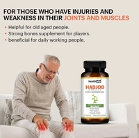 Healthally Hadjod Capsule for Joint Pain | Bones & Joint Strength Capsule (60 Cap) - FREE