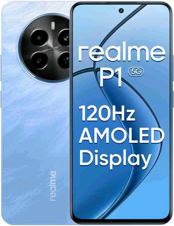 Realme P 5g (feather Blue 128 G) (6 GB Ram)  - Mercury