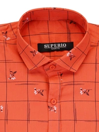 Superio Men Red Shirt - Red, L