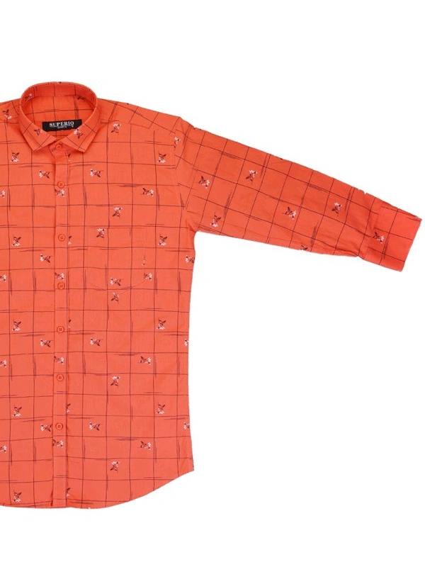 Superio Men Red Shirt - Red, L