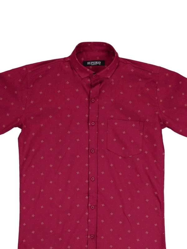 Superio Men Red Shirt - Bright Red, M