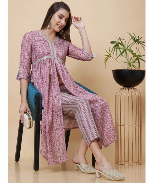 Kurta Sent For Women - Lavender blush, M S XL XXL XXL XL