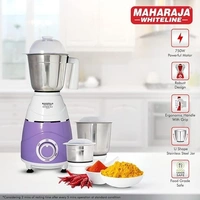 MAHARAJA WHITELINE MIXTRON DLX 750-WATT MIXER GRINDER 3 JARS - White, 36, 29, 21.5