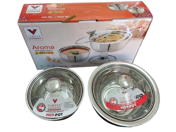 VIRTUE AROMA 02 PCS CURRY SERVER SET - Gray, 33, 16, 9