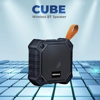 GIZMORE CUBE 5-WATT WIRELESS PORTABLE SPEAKER - Black