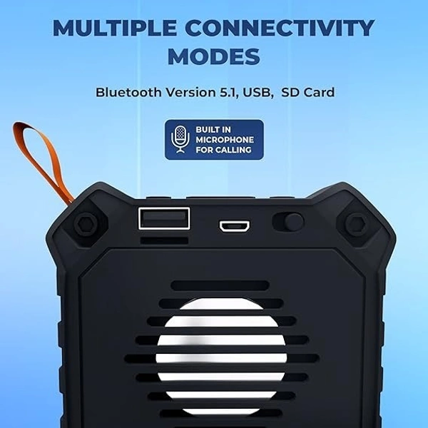 GIZMORE CUBE 5-WATT WIRELESS PORTABLE SPEAKER - Black