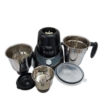 MAHARAJA WHITELINE TURBO DLX 750-WATT MIXER GRINDER 3 JARS - Black, 46.7, 28.6, 29