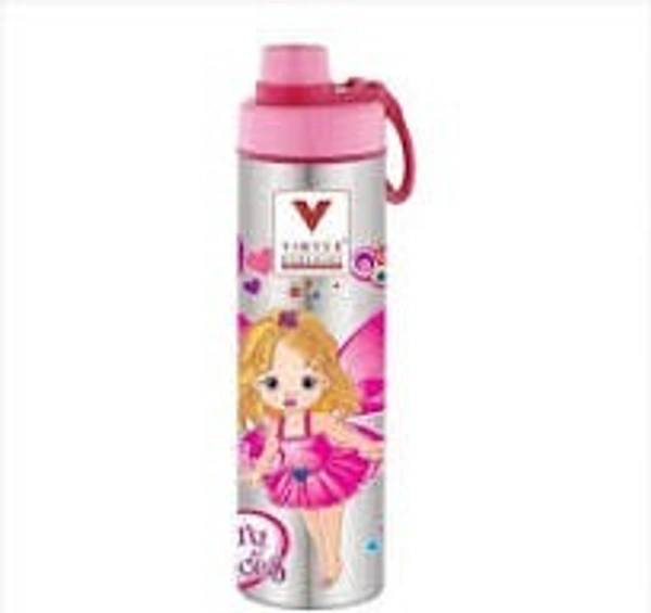 VIRTUE ATLANTIS STAINLESS STEEL BOTTLE FOR KIDS 800 ML - Pink, 10, 25, 10
